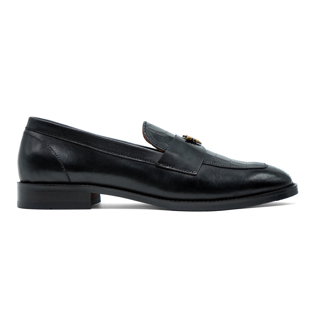 BEE CROC STITCH BLACK