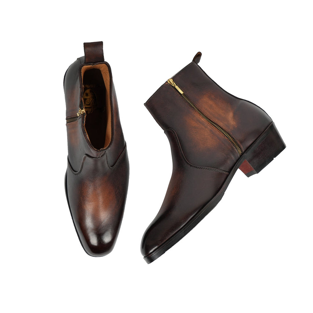 THE VICEROY BOOT - ANTIQUE BROWN